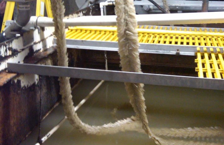 ROPE MOP SKIMMERS
